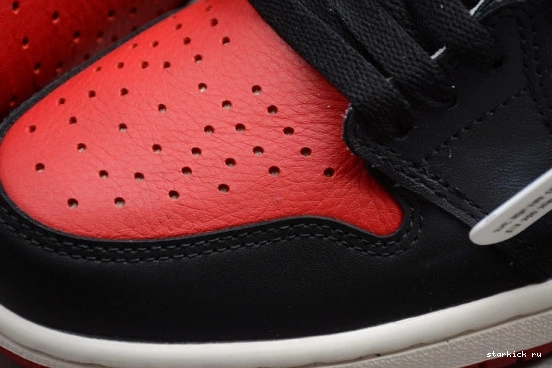 Jordan Bred 555088-610 555088-610 Toe Air 1 High Retro 0723